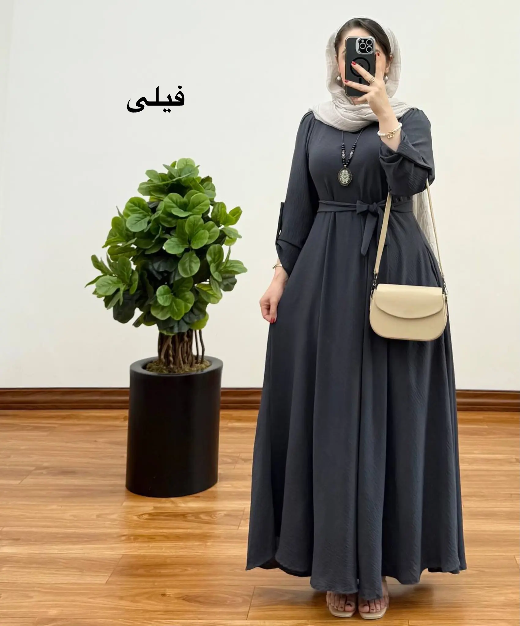 پیراهن مانتویی ایتالیایی نوردخت 7